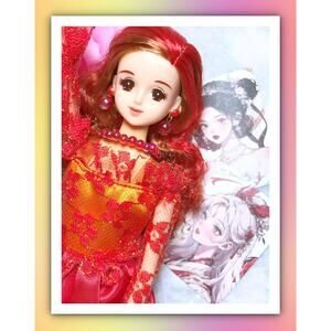 VTG Takara Japan Calendar Girl JENNY Birthstone July Ruby 1/6 Fashion Doll